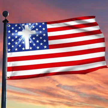 Discover Flagwix American Flag - Christian Cross American One Nation Under God Flag