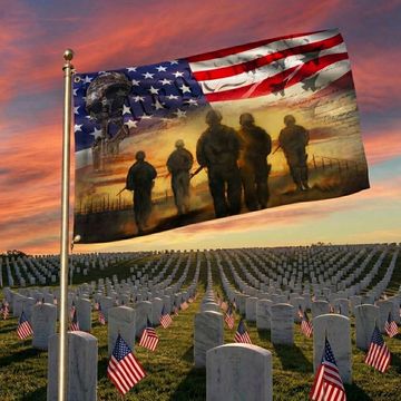 Discover Memorial Day, Veterans Day Flag, All Gave Some Some Gave All, American flag