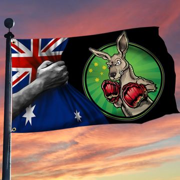 Discover Australia Day Kangaroo Australian Flag