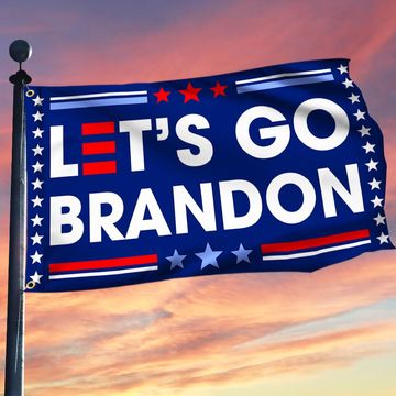 Discover Let's Go Brandon Grommet Flag
