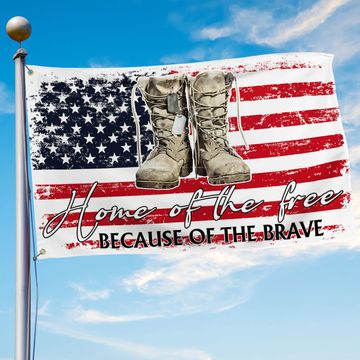 Discover Veterans Day Grommet  Flag Home Of The Free Because Of The Brave