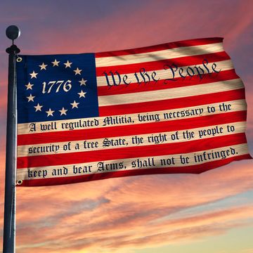 Discover 2nd Amendment Grommet Flag A Well Regulated Militia