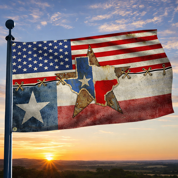 Discover Texas Flag Texas American Grommet Flag