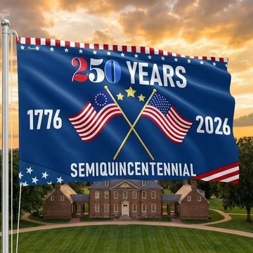 Discover Flagwix American Flag - America 250th Anniversary Semiquincentennial Grommet Flag