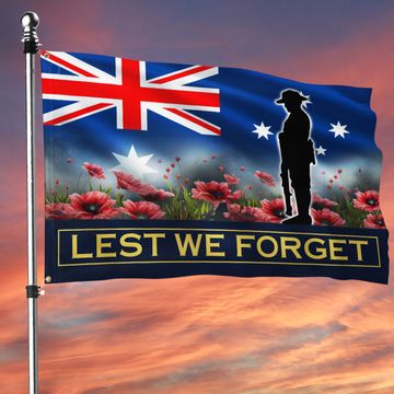 Discover Remembrance Day Australian Veteran Lest We Forget Honor Australian Veterans Grommet Flag