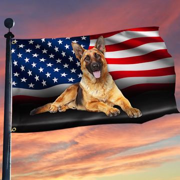 Discover German Shepherd American Grommet Flag, Dog Flag, Dogs Make A House A Home