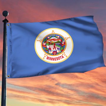 Discover Minnesota Grommet Flag