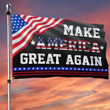 Discover Make America Great Again MAGA Trump Grommet Flag