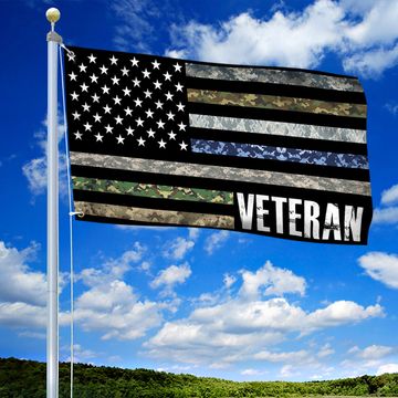Discover Veteran Flag Veteran Grommet Flag