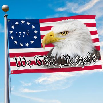 Discover Flagwix American Flag - Happy 4th of july, We The People American Patriotic Eagle 1776 Grommet Flag