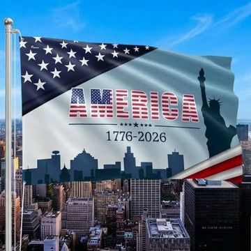 Discover 250 years of America Grommet  Flag