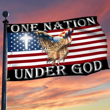 Discover Flagwix American Flag - One Nation Under God Patriotic Eagle American Grommet Flag