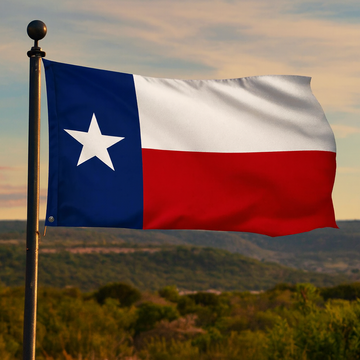 Discover Texas State Grommet Flag