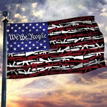 Discover Patriot US Grommet Flag We The People