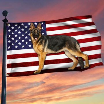 Discover German Shepherd American Grommet Flag