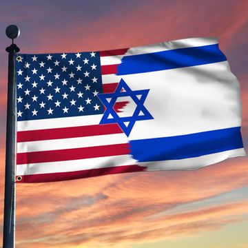 Discover Israel United States US American Flag