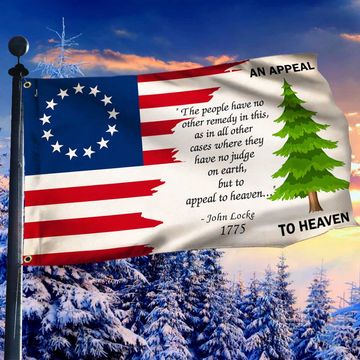 Discover An Appeal To Heaven Flag Pine Tree Christmas Grommet Flag