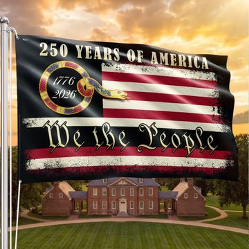 Discover 250 Years We The People Flag, 1776 American Patriotic Grommet Flag