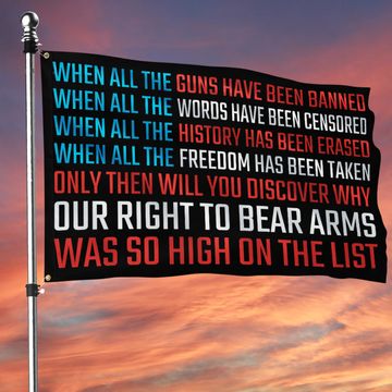 Discover 2nd Amendment Flag Right To Bear Arms Was So High On The List Grommet Flag