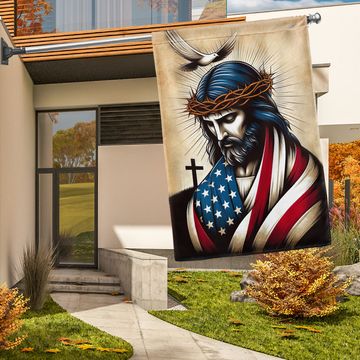 Discover FLAGWIX  Jesus  Don't Be Afraid Just Have Faith American Flag