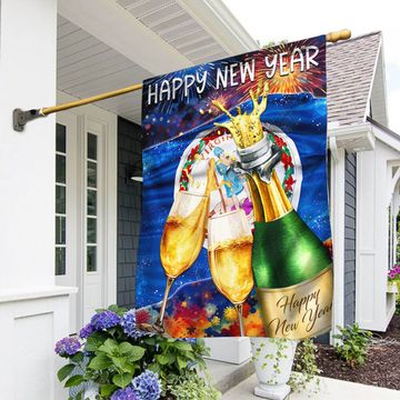 Discover FLAGWIX  Virginia Happy New Year Flag MLN2296Fv1