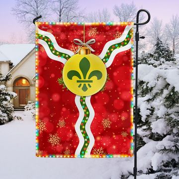 Discover St. Louis Missouri State Christmas Flag
