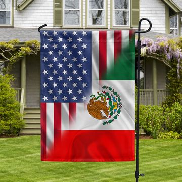 Discover Mexican American Flag
