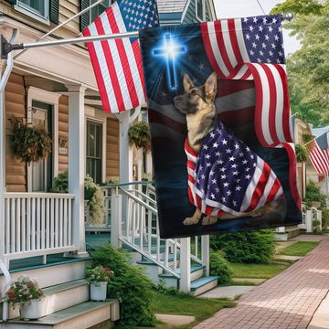 Discover Flagwix American Flag - German Shepherd American Patriot Flag Wrapped in Glory