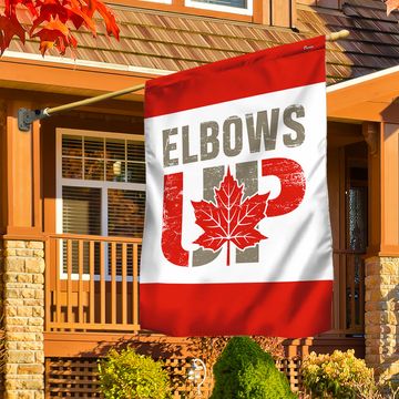 Discover Elbows Up Canada True North Strong Flag