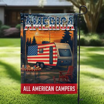 Discover America Flag - Camping flag - flag for campers