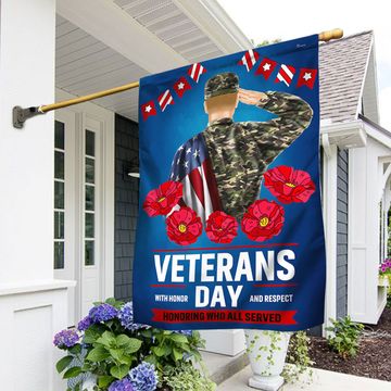 Discover Veterans Day With Honor And Respect Flag