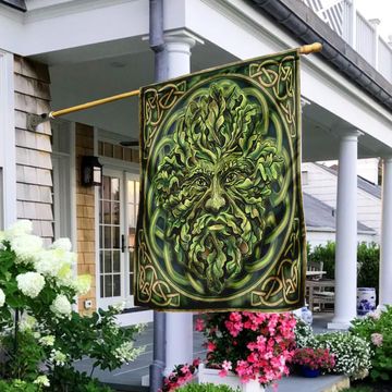 Discover The Celtic Green Man Flag