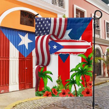 Discover Puerto Rico with Flor de Maga Flag MLN1111Fv2