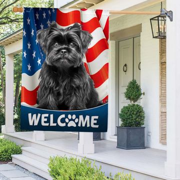 Discover Affenpinscher Dog 4th Of july American Flag TQN1226Fv4