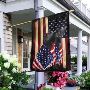 Discover FLAGWIX™ Labrador Retrievers U.S Patriot Wrapped in Glory Flag