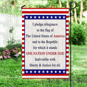 Discover I Pledge Allegiance One Nation Under God Flag