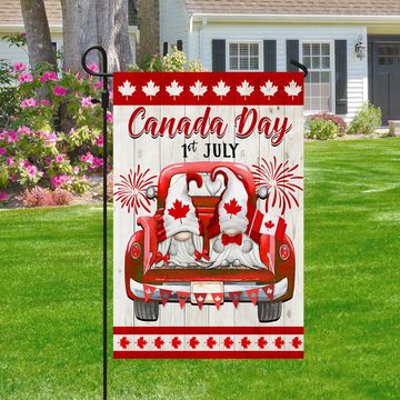 Discover Happy Canada Day Gnome Eh Flag