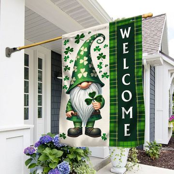 Discover FLAGWIX  Irish Gnome St Patrick's Day Shamrock Flag