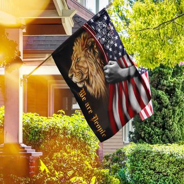Discover One Nation Under God. Lion American Flag