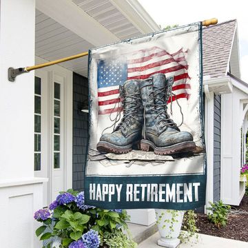 Discover Veterans Day Flag Happy Retirement U.S. Veteran Flag