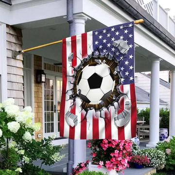Discover Soccer American Flag