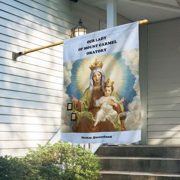 Discover Our Lady of Mount Carmel Flag
