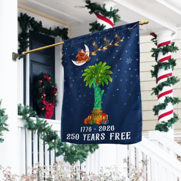 Discover Patriotic Christmas Flag | South Carolina 250th Anniversary 1776–2026
