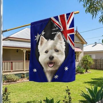Discover Patriotic Westie Flag, Australian Flag for Dog Lover