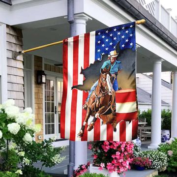 Discover Barrel Racing Flag Barrel Racing American Flag