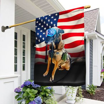 Discover Custom Warrior Dog Flag