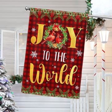 Discover Christmas Nativity Flag Joy To The World Flag