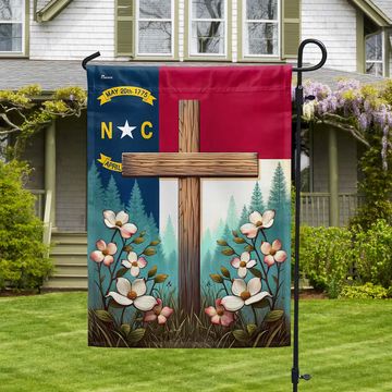 Discover FLAGWIX  North Carolina Christian Cross Dogwood Flag