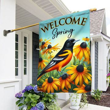Discover FLAGWIX Maryland Spring Baltimore Oriole Black-eyed Susans Flag