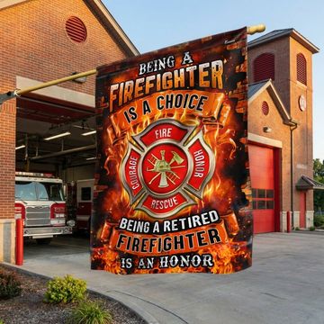 Discover Flagwix Firefighter US Flag, Being A Retired Firefighter Is An Honor Flag